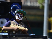 A general view of the 48th Queens Hispanic Parade 2024 marches down 37th Avenue, from 69th Street to 86th Street, through Jackson Heights, Q...