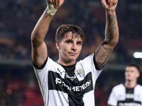 Adrian Bernabe of Parma Calcio is in action during the Serie A match between Lecce and Parma in Lecce, Italy, on September 21, 2024. (