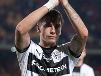 Adrian Bernabe of Parma Calcio is in action during the Serie A match between Lecce and Parma in Lecce, Italy, on September 21, 2024. (