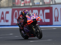 Jorge Martin of Spain and Prima Pramac Racing rides on track during the race of the MotoGP of Emilia Romagna at Misano World Circuit in Misa...