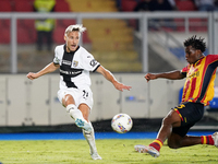 Pontus Almqvist of Parma Calcio is in action during the Serie A match between Lecce and Parma in Lecce, Italy, on September 21, 2024. (