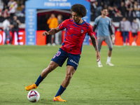 Axel Witsel of Atletico de Madrid warms up during the La Liga EA Sports 2024/25 football match between Rayo Vallecano and Atletico de Madrid...