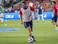 Jorge Resurreccion Merodio (Koke) of Atletico de Madrid warms up during the La Liga EA Sports 2024/25 football match between Rayo Vallecano...