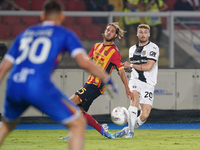 Antoine Hainaut of Parma Calcio is in action during the Serie A match between Lecce and Parma in Lecce, Italy, on September 21, 2024. (