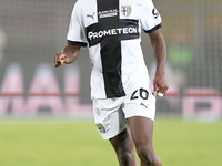 Woyo Coulibaly of Parma Calcio is in action during the Serie A match between Lecce and Parma in Lecce, Italy, on September 21, 2024. (