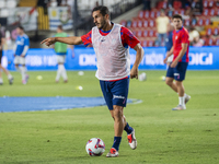 Jorge Resurreccion Merodio (Koke) of Atletico de Madrid warms up during the La Liga EA Sports 2024/25 football match between Rayo Vallecano...