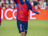 Antoine Griezmann of Atletico de Madrid enters the field during the La Liga EA Sports 2024/25 football match between Rayo Vallecano and Atle...