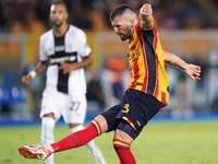 Ante Rebic of US Lecce is in action during the Serie A match between Lecce and Parma in Lecce, Italy, on September 21, 2024. (