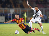 Tete Morente of US Lecce is in action during the Serie A match between Lecce and Parma in Lecce, Italy, on September 21, 2024. (