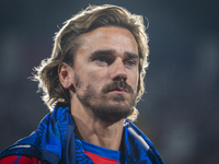 Antoine Griezmann of Atletico de Madrid enters the field during the La Liga EA Sports 2024/25 football match between Rayo Vallecano and Atle...