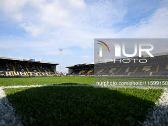 General view inside Meadow Lane, home to Notts County, during the Sky Bet League 2 match between Notts County and Gillingham at Meadow Lane...