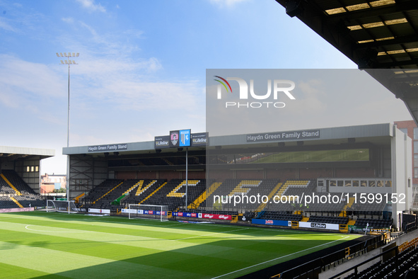 General view inside Meadow Lane, home to Notts County, during the Sky Bet League 2 match between Notts County and Gillingham at Meadow Lane...