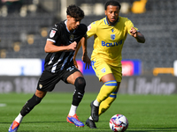 George Abbott of Notts County is in action during the Sky Bet League 2 match between Notts County and Gillingham at Meadow Lane in Nottingha...