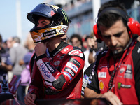 Francesco Bagnaia of Italy and Ducati Lenovo Team looks on prior to the sprint race of the MotoGP of Emilia Romagna at Misano World Circuit...