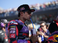 Jorge Martin of Spain and Prima Pramac Racing looks on prior to the sprint race of the MotoGP of Emilia Romagna at Misano World Circuit in M...