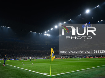 General view of Giuseppe Meazza San Siro during the Italian Serie A football match between Inter FC and AC Milan in Milan, Italy, on Septemb...