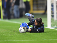 Yann Sommer of Inter FC warms up prior to the Italian Serie A football match between Inter FC and AC Milan in Milan, Italy, on September 22,...