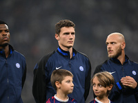 Benjamin Pavard of Inter FC during the Italian Serie A football match between Inter FC and AC Milan in Milan, Italy, on September 22, 2024,...