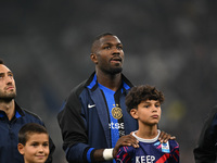 Marcus Thuram of Inter FC during the Italian Serie A football match between Inter FC and AC Milan in Milan, Italy, on September 22, 2024, at...