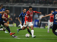 Tijjani Reijnders of AC Milan during the Italian Serie A football match between Inter FC and AC Milan in Milan, Italy, on September 22, 2024...