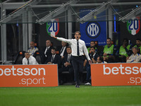 Coach Simone Inzaghi of Inter FC during the Italian Serie A football match between Inter FC and AC Milan in Milan, Italy, on September 22, 2...