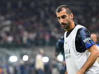 Henrikh Mkhitaryan of Inter FC warms up prior to the Italian Serie A football match between Inter FC and AC Milan in Milan, Italy, on Septem...