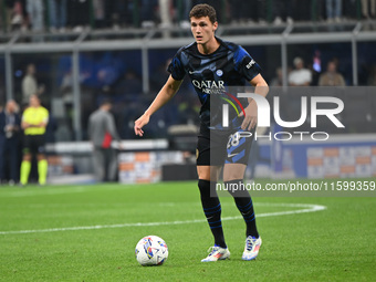 Benjamin Pavard of Inter FC during the Italian Serie A football match between Inter FC and AC Milan in Milan, Italy, on September 22, 2024,...