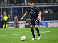 Benjamin Pavard of Inter FC during the Italian Serie A football match between Inter FC and AC Milan in Milan, Italy, on September 22, 2024,...