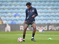 Bryant Bilongo (27 Bristol Rovers) warms up during the Sky Bet League 1 match between Peterborough and Bristol Rovers at London Road in Pete...