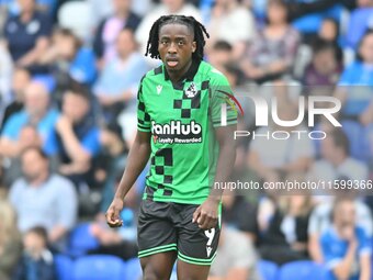 Promise Omochere (Bristol Rovers) looks on during the Sky Bet League 1 match between Peterborough and Bristol Rovers at London Road in Peter...