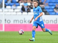 Archie Collins (4 Peterborough United) controls the ball during the Sky Bet League 1 match between Peterborough and Bristol Rovers at London...