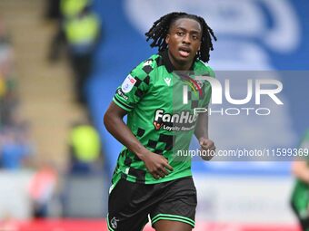 Promise Omochere (Bristol Rovers) goes forward during the Sky Bet League 1 match between Peterborough and Bristol Rovers in Peterborough, En...