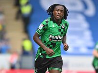 Promise Omochere (Bristol Rovers) goes forward during the Sky Bet League 1 match between Peterborough and Bristol Rovers in Peterborough, En...