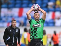 James Wilson (5 Bristol Rovers) takes a throw-in during the Sky Bet League 1 match between Peterborough and Bristol Rovers at London Road in...