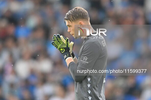 Goalkeeper Josh Griffiths (1 Bristol Rovers) during the Sky Bet League 1 match between Peterborough and Bristol Rovers in Peterborough, Engl...