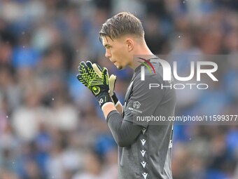 Goalkeeper Josh Griffiths (1 Bristol Rovers) during the Sky Bet League 1 match between Peterborough and Bristol Rovers in Peterborough, Engl...