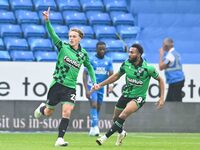 Luke McCormick (23 Bristol Rovers) celebrates after scoring the team's first goal during the Sky Bet League 1 match between Peterborough and...