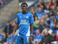 Kwame Poku (11 Peterborough United) looks on during the Sky Bet League 1 match between Peterborough and Bristol Rovers at London Road in Pet...