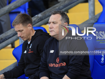 Micky Mellon (Team Manager) of Oldham Athletic Association Football Club during the Vanarama National League match between Oldham Athletic a...