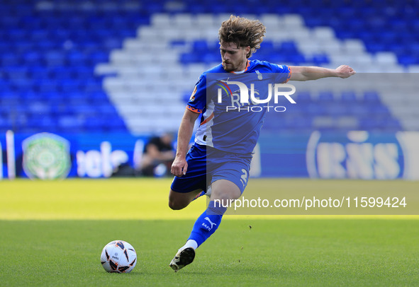 Reagan Ogle of Oldham Athletic Association Football Club during the Vanarama National League match between Oldham Athletic and Yeovil Town a...