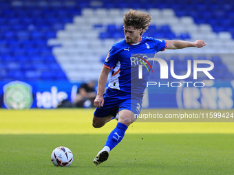 Reagan Ogle of Oldham Athletic Association Football Club during the Vanarama National League match between Oldham Athletic and Yeovil Town a...