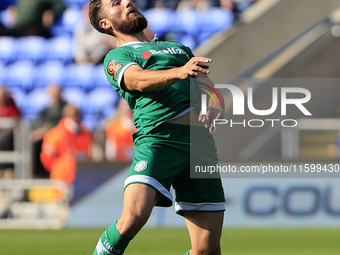 Aaron Jarvis of Yeovil Town Football Club during the Vanarama National League match between Oldham Athletic and Yeovil Town at Boundary Park...