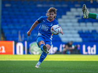 Reagan Ogle of Oldham Athletic during the Vanarama National League match between Oldham Athletic and Yeovil Town at Boundary Park in Oldham,...