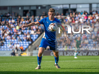 Oldham Athletic's Josh Lundstram during the Vanarama National League match between Oldham Athletic and Yeovil Town at Boundary Park in Oldha...