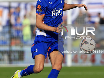 Mark Kitching of Oldham Athletic Association Football Club during the Vanarama National League match between Oldham Athletic and Yeovil Town...