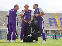 Staff Fiorentina during the Italian Serie A football match between ACF Fiorentina and SS Lazio in Florence, Italy, on September 22, 2024, at...