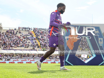 Jonathan Ikone of ACF Fiorentina during the Italian Serie A football match between ACF Fiorentina and SS Lazio in Florence, Italy, on Septem...