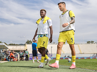 Matias Vecino and Fisayo Dele-Bashiru of ACF Fiorentina during the Italian Serie A football match between ACF Fiorentina and SS Lazio in Flo...