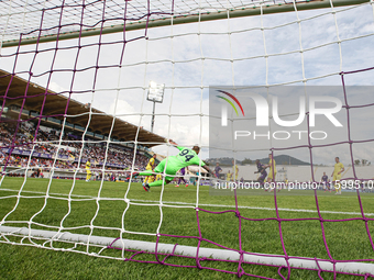 Ivan Provedel of SS Lazio during the Italian Serie A football match between ACF Fiorentina and SS Lazio in Florence, Italy, on September 22,...