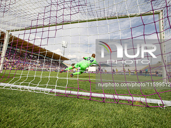 Ivan Provedel of SS Lazio during the Italian Serie A football match between ACF Fiorentina and SS Lazio in Florence, Italy, on September 22,...